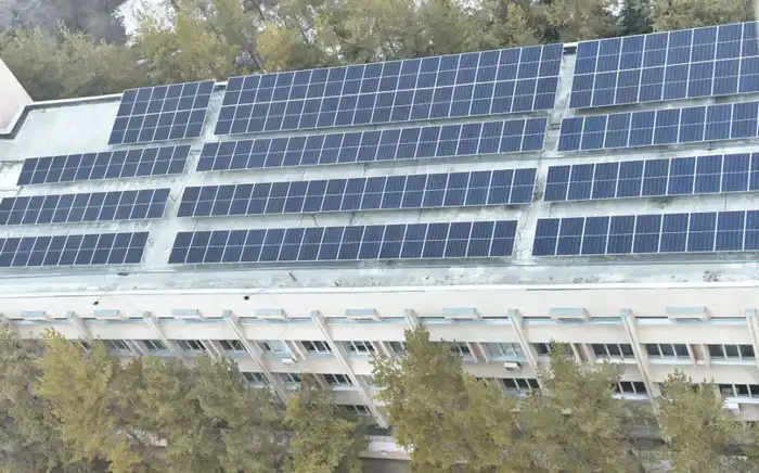 Солнечные панели установлены на крышах учебных корпусов КазНУ Астане