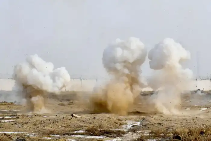 Роботы, дроны и четвероногие саперы: в Конаевском гарнизоне прошел пресс-тур для представителей СМИ (3)