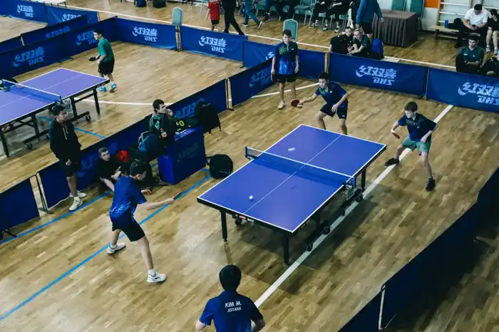 Юные спортсмены со всей страны участвуют в республиканском чемпионате по настольному теннису в области Ұлытау Астане