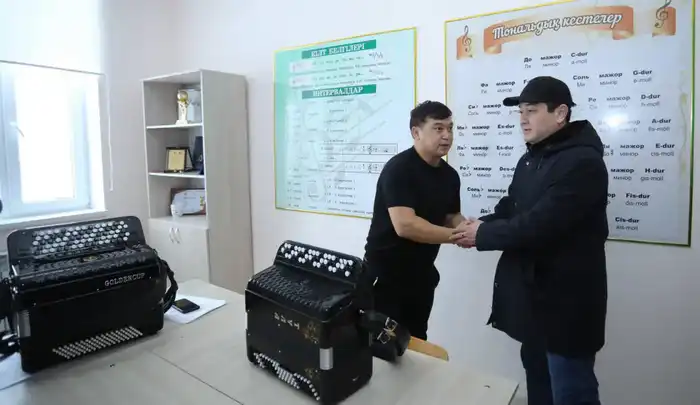 Нурдалет Килыбай ознакомился с работой ряда социальных и инфраструктурных объектов в селе Сайотес (3)