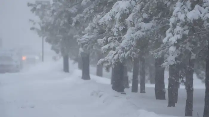 Снегопад в Казахстане: зимняя сказка на выходные! Астане