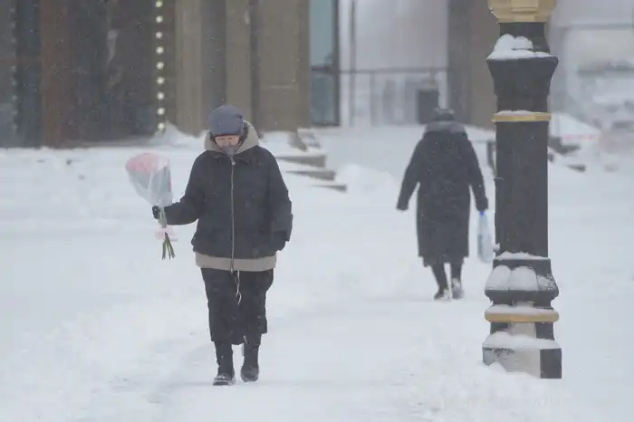 зима в Астане