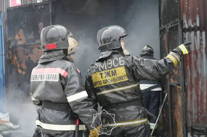 пожар в Астане
