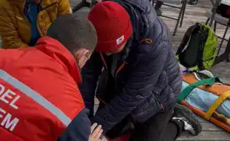 Представители экстренных служб Алматы и альпинисты прошли обучение на «Шымбулаке»