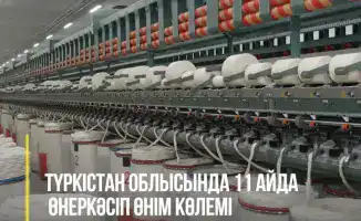 Рост объёма промышленного производства в Туркестанской области на 12,5%: новые инвестиции и их влияние на экономику региона