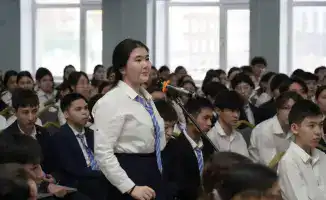 В Астане прошел эко-час для школьников, посвященный бережному потреблению воды