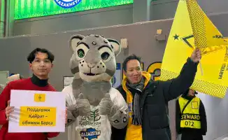 Тазабек: мост между трибунами и сердцами болельщиков на матче «Кайрат» - «Брюгге»