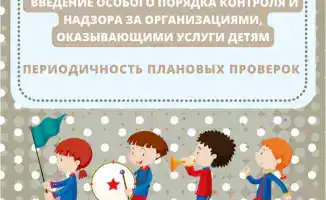 Плановые проверки организаций для детей: новые правила и частота проверок