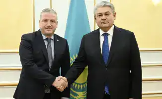 Встреча министра иностранных дел Казахстана с послом Грузии обсуждение двусторонних отношений