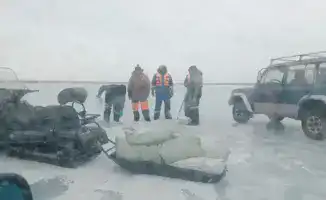 В бухте Бертыс на озере Балхаш изъято 6 километров браконьерских сетей