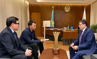 Аким области встретился с генеральным директором ФК «Семей»