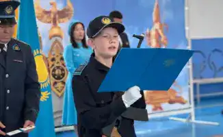 В Риддере открыт первый кадетский класс 'Жас сақшы' для воспитания дисциплины и уважения к закону