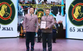 Концерт в честь 65-летия воинской части 6636 Национальной гвардии МВД РК