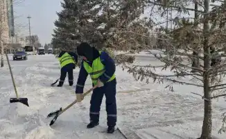 В Астане вывезено более 3,3 миллионов кубометров снега в ходе зимней уборки