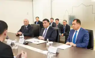 Открытие завода по производству спортивной одежды в Туркестане