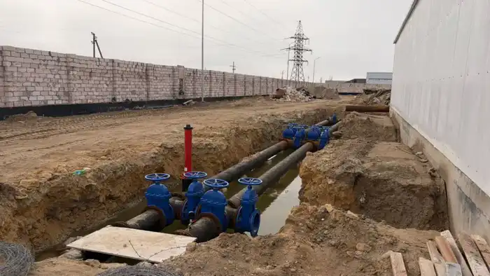 Нурдаулет Килыбай ознакомился со строительством водонасосной станции в сельском округе Атамекен (5)