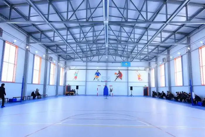 Новый физкультурно-оздоровительный комплекс в селе Нура Карагандинской области Астане