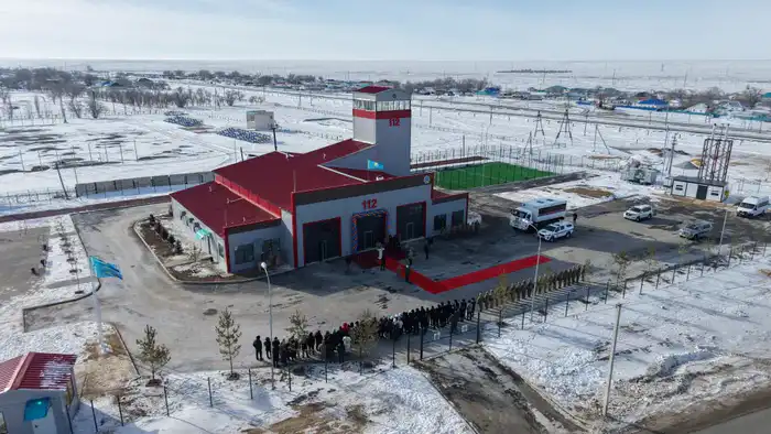 Глава МЧС открыл новую пожарную часть в Байганинском районе. (2)