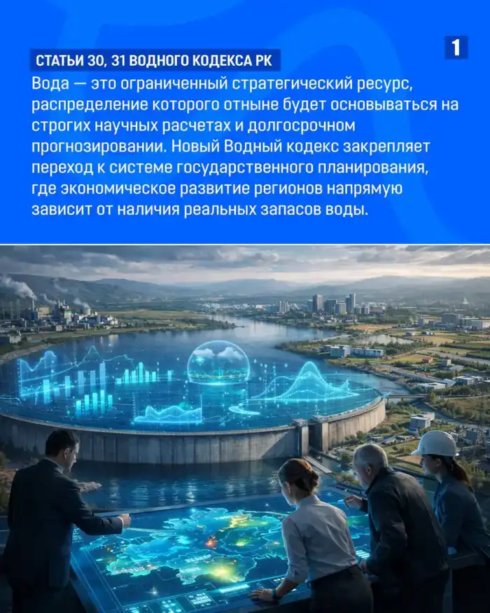 Казахстан начинает долгосрочное планирование водных ресурсов на основе научных расчетов Астане