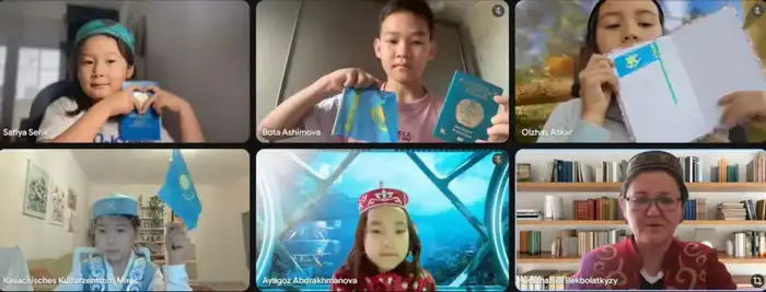 Гульжазира Бекболаткызы проводит бесплатные онлайн-уроки казахского языка для детей в Европе Астане