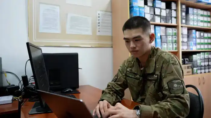 Цифровой портал для военнослужащих в 5573 части Астане