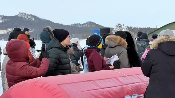 Международный забег на льду «BURABAY ICE - 2026» прошёл на территории Государственного национального природного парка «Бурабай» (5)