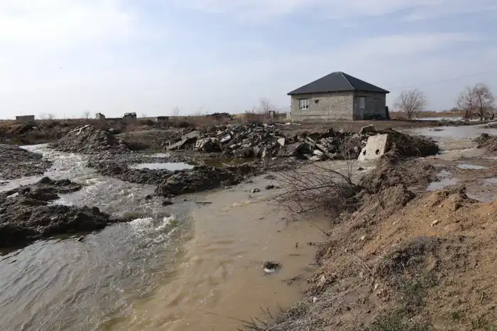 Проверка противопаводковых работ в Таразе Ербола Карашукеева Астане