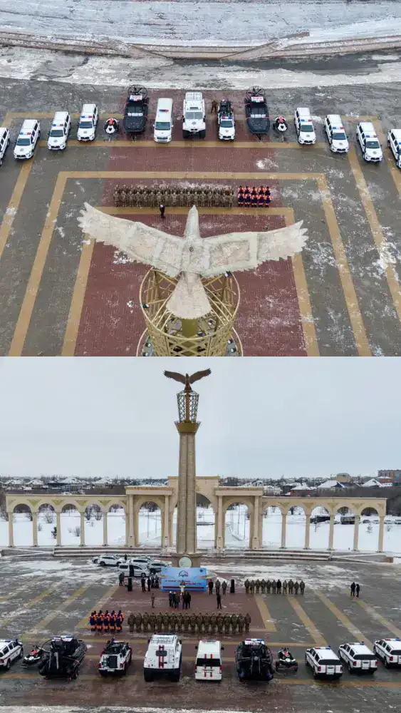 Глава МЧС вручил спасателям Актюбинской области ключи от новой техники (4)