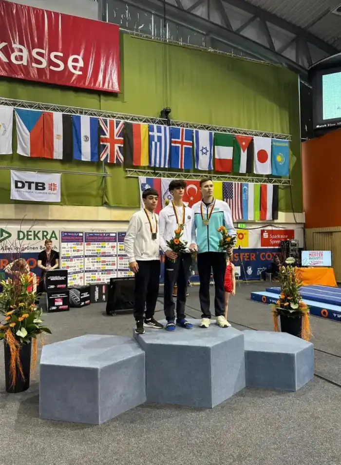 Нариман Курбанов бронзовый призер этапа Кубка мира по спортивной гимнастике Астане