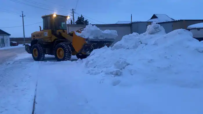 Снег из Астаны: стадион снега за одну ночь! Астане