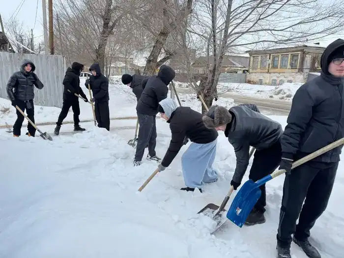 В Костанайской области поддержали акцию «Снежный десант» (2)