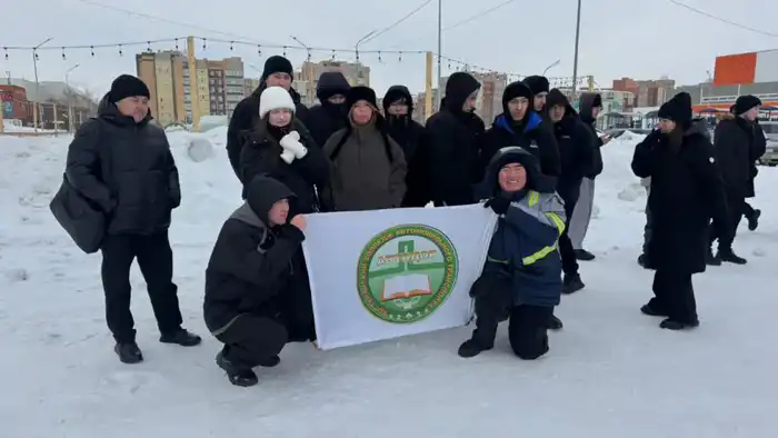 В Костанайской области поддержали акцию «Снежный десант» (3)