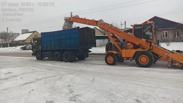 Астана вывезла более 5,2 млн кубометров снега за зимний период Астане