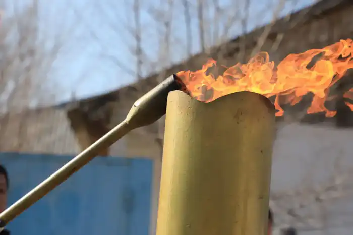 Жители отдаленных сел Сарыагаша рады подключению природного газа Астане