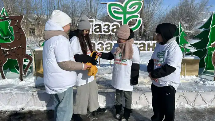 Школьники Бухар-Жырауского района поддержали акцию «Живи без пластика» для формирования экологической культуры Астане