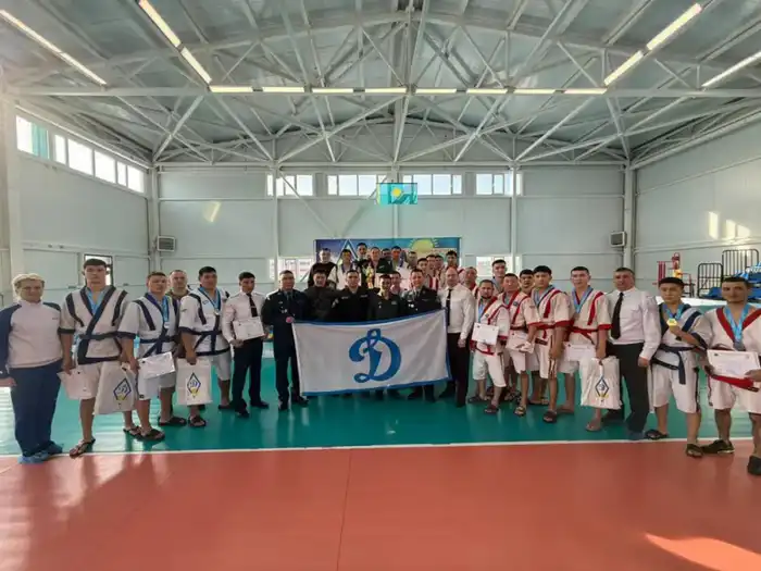 Полицейские СКО успешно выступили на отборочных соревнованиях по қазақ күресі в Петропавловске Астане