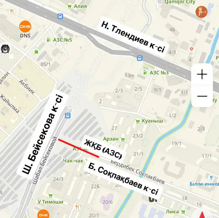 Улица Сокпакбаева: один путь вместо двух — время для обдуманных маршрутов в Астане Астане