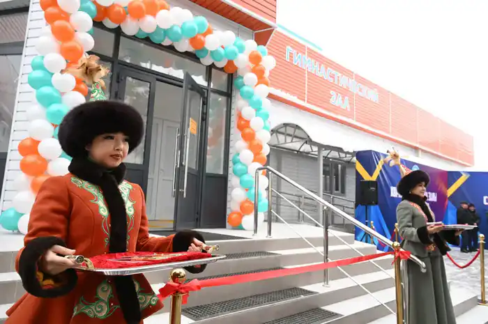 Открытие специализированного зала для художественной гимнастики в Талдыкоргане Астане