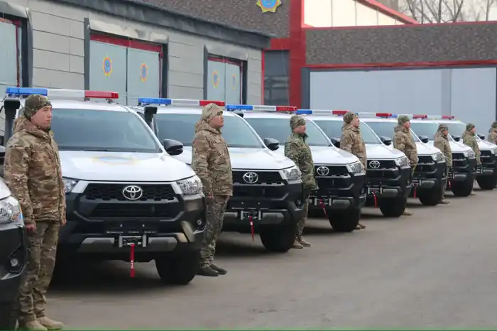 Проверка готовности пожарно-спасательных подразделений Алматы Алмасханом Сматлаевым Астане