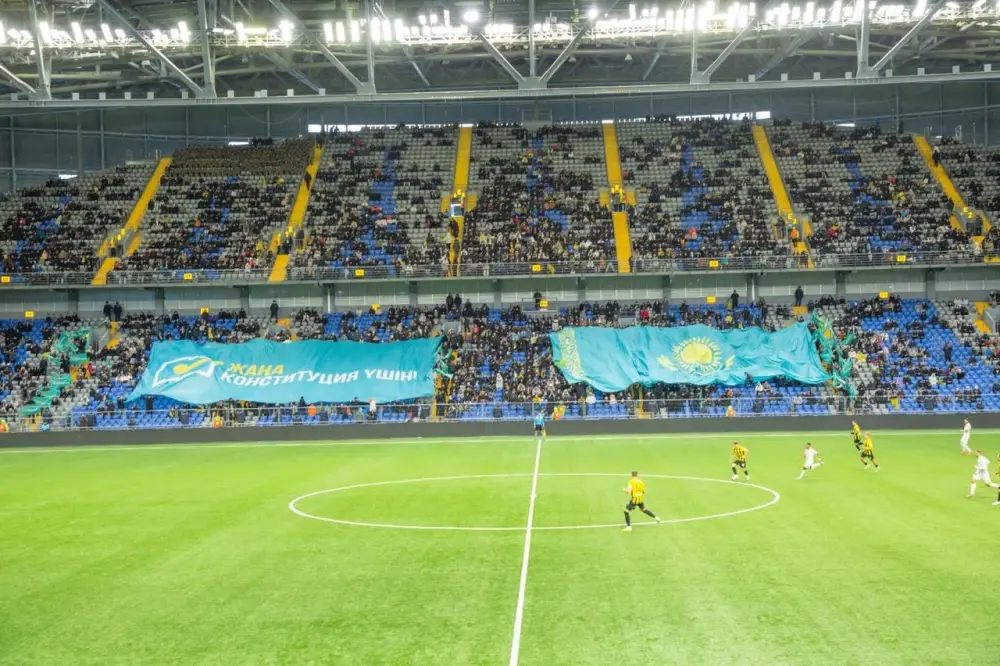 Акция в поддержку конституционных реформ на футбольном матче в Астане: общественный резонанс и возможные последствия Астане