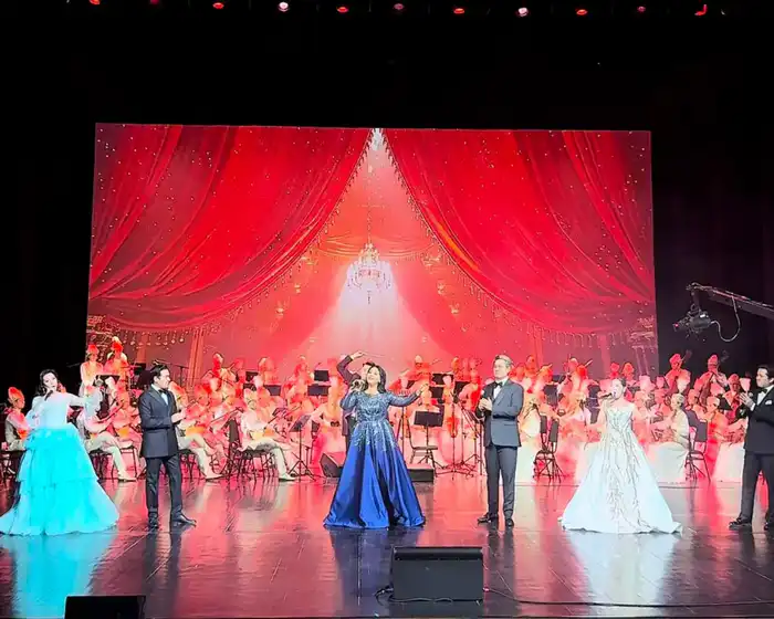 Димаш Кудайберген выступил на творческом вечере Абылая Тлепбергена (2)