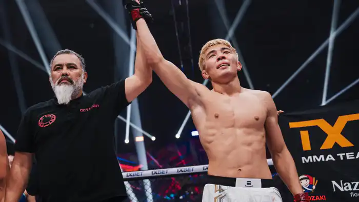 Казахстанский боец Имангали нокаутировал кыргызстанца за 97 секунд в Алматы Астане