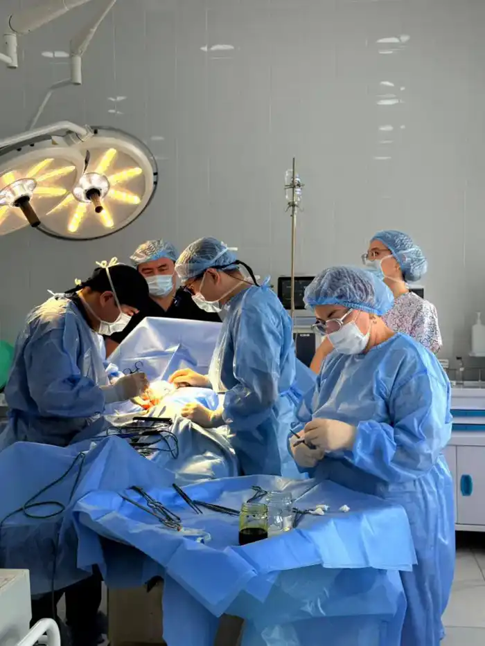 В ЖАКСЫНСКОМ РАЙОНЕ ВРАЧИ СПАСЛИ МУЖЧИНУ, ПОПАВШЕГО ПОД ТРАКТОР (2)