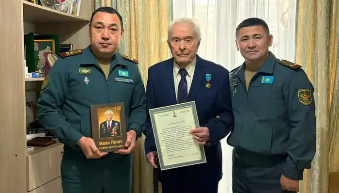 Отмечая 103-летие ветерана войны, общество выражает признание героизму и стойкости поколения Победы Астане
