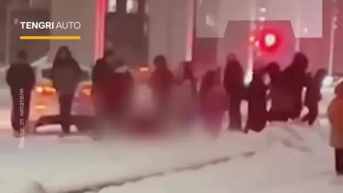 Два несовершеннолетних пострадали в результате наезда автомобиля возле школы в Астане Астане