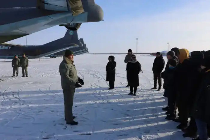 Посещение авиационной базы Национальной гвардии: формирование патриотизма у молодежи Астане