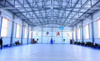 Новый физкультурно-оздоровительный комплекс в селе Нура Карагандинской области