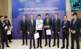 Түркістанда мектеп оқушылары арасында терроризмге қарсы сурет салудан байқау өтті