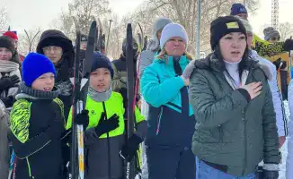 Акмолинцы объединились для поддержки участников зимней Олимпиады 2026 через массовый лыжный забег