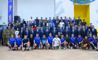 Казахстанская волейбольная команда старше 65 лет завоевала золото на международных соревнованиях в Абу-Даби